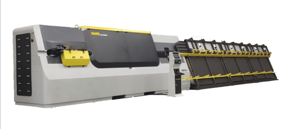 PLC การควบคุมอัตโนมัติ 16mm CNC Stirrup Bender อัตโนมัติ Stirrup การทําเครื่องจักร
