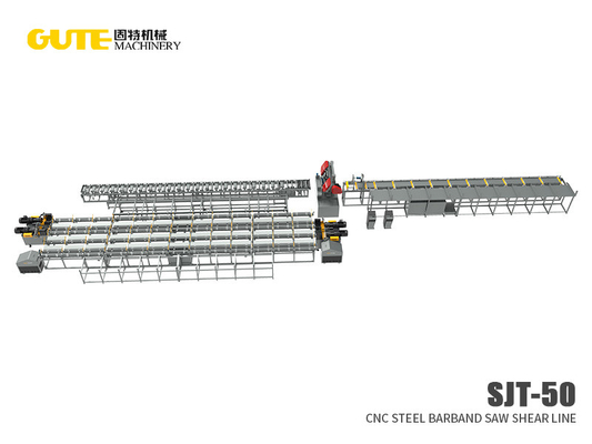 ซื้อ 50m/Min Rebar Saw Shear Line CNC เลื่อยตัด GB4240 online manufacture