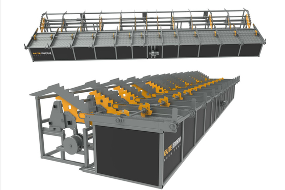 12m เหล็กเส้น CNC เครื่องให้อาหารเหล็กเส้นอัตโนมัติ PLC Control