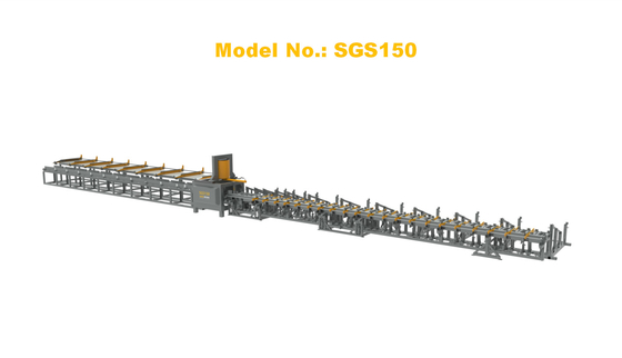 ซื้อ SGS150 Rebar Shear Line Machine การควบคุมเซอร์โวเครื่องตัดไฮดรอลิก online manufacture