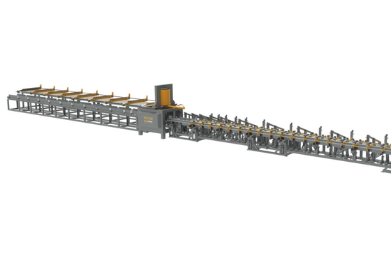 ความกว้างของคมตัด 500 มม. CNC เครื่องตัดเหล็กเส้นไฮดรอลิกอัตโนมัติ 100m / Min