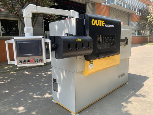 สายเหล็ก CNC Stirrup hook เครื่องบิดสําหรับโรงงานแปรรูปเหล็ก