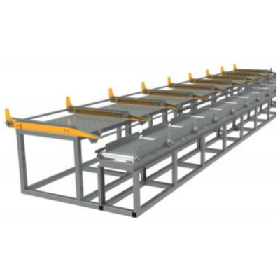 ราคาดี 500mm Hydraulic Rebar Shear Line 42kw 380V Industrial Cutting Machine ออนไลน์